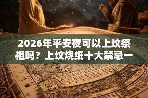 2026年平安夜可以上坟祭祖吗？上坟烧纸十大禁忌一览！