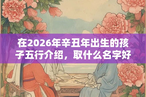 在2026年辛丑年出生的孩子五行介绍,取什么名字好? 在2026年辛丑年出生的孩子五行介绍,取什么名字好?