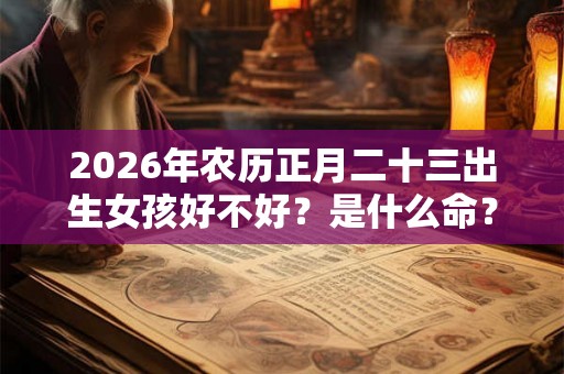 2026年农历正月二十三出生女孩好不好？是什么命？