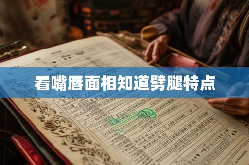 看嘴唇面相知道劈腿特点