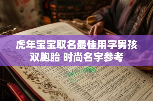 虎年宝宝取名最佳用字男孩双胞胎 时尚名字参考