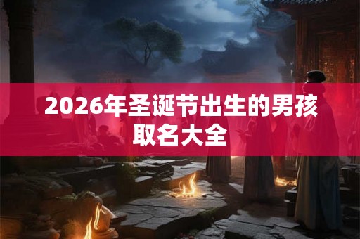 2026年圣诞节出生的男孩取名大全 2026年圣诞节出生的男孩取名大全