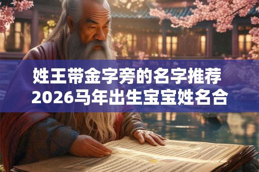 姓王带金字旁的名字推荐 2026马年出生宝宝姓名合集