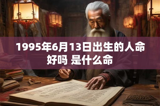 1995年6月13日出生的人命好吗 是什么命