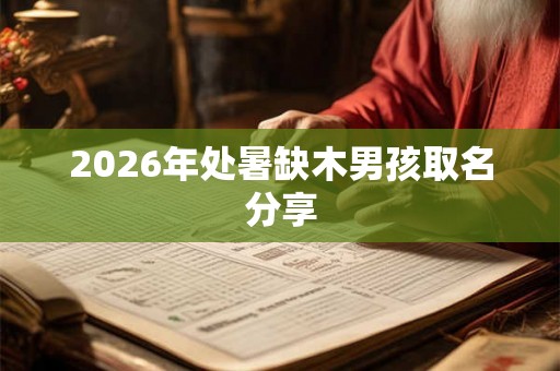 2026年处暑缺木男孩取名分享 2026年处暑缺木男孩取名分享