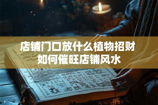 店铺门口放什么植物招财 如何催旺店铺风水