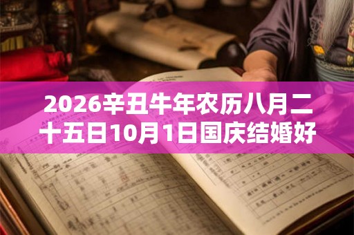 2026辛丑牛年农历八月二十五日10月1日国庆结婚好吗？