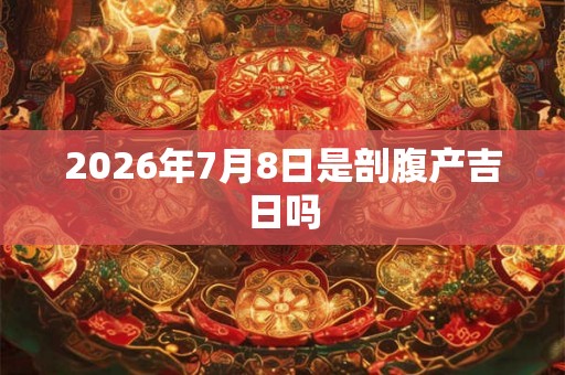 2026年7月8日是剖腹产吉日吗