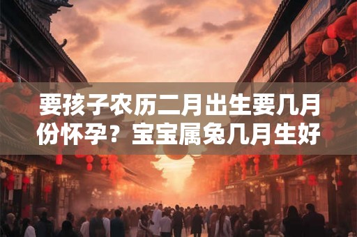 要孩子农历二月出生要几月份怀孕？宝宝属兔几月生好