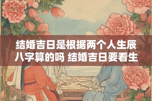 结婚吉日是根据两个人生辰八字算的吗 结婚吉日要看生辰八字吗 结婚吉日是根据两个人生辰八字算的吗 结婚吉日要看生辰八字吗