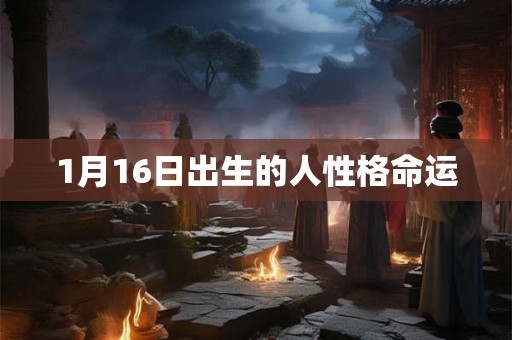 1月16日出生的人性格命运