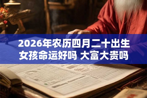 2026年农历四月二十出生女孩命运好吗 大富大贵吗