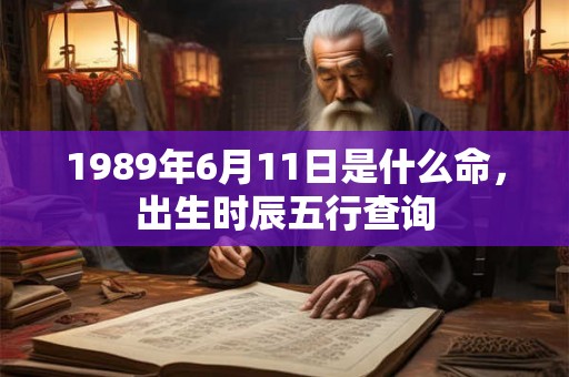 1989年6月11日是什么命，出生时辰五行查询
