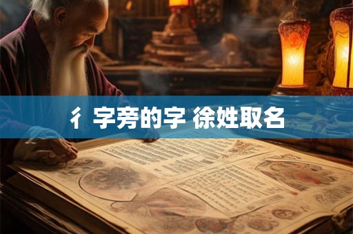 彳字旁的字 徐姓取名