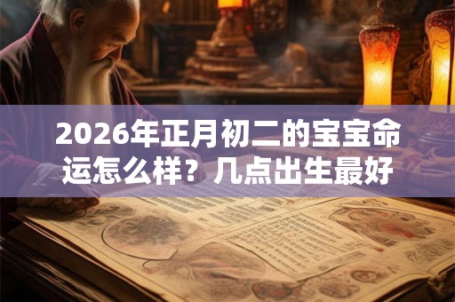 2026年正月初二的宝宝命运怎么样？几点出生最好