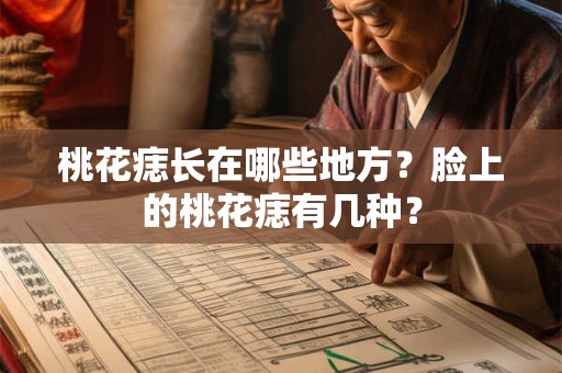 桃花痣长在哪些地方?脸上的桃花痣有几种? 桃花痣长在哪些地方?脸上的桃花痣有几种?