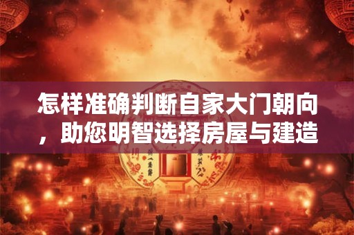 怎样准确判断自家大门朝向,助您明智选择房屋与建造 怎样准确判断自家大门朝向,助您明智选择房屋与建造