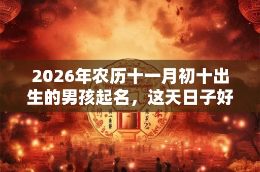 2026年农历十一月初十出生的男孩起名，这天日子好吗？
