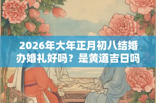 2026年大年正月初八结婚办婚礼好吗?是黄道吉日吗? 2026年大年正月初八结婚办婚礼好吗?是黄道吉日吗?