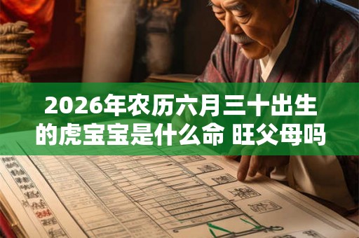 2026年农历六月三十出生的虎宝宝是什么命 旺父母吗