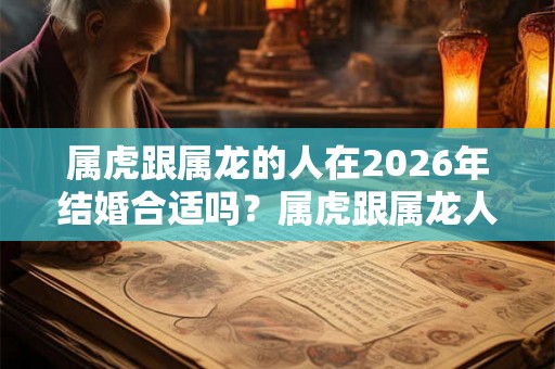 属虎跟属龙的人在2026年结婚合适吗？属虎跟属龙人婚配好吗？
