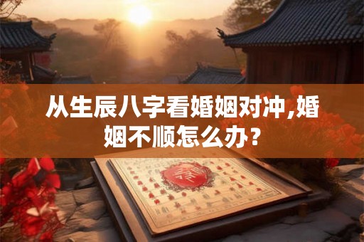 从生辰八字看婚姻对冲,婚姻不顺怎么办？