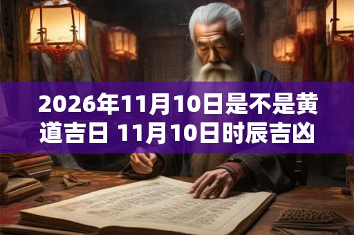 2026年11月10日是不是黄道吉日 11月10日时辰吉凶
