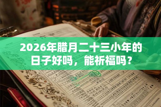 2026年腊月二十三小年的日子好吗，能祈福吗？