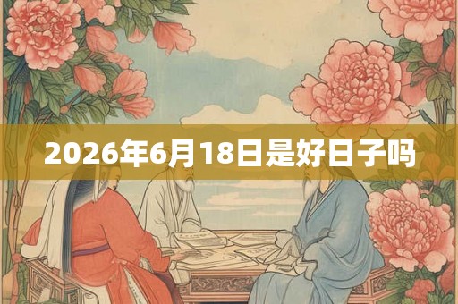 2026年6月18日是好日子吗