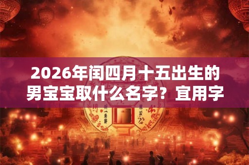 2026年闰四月十五出生的男宝宝取什么名字?宜用字有什么? 2026年闰四月十五出生的男宝宝取什么名字?宜用字有什么?