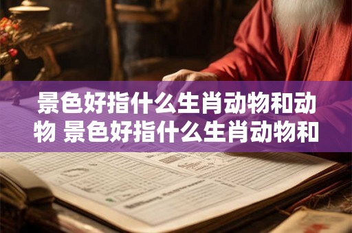 景色好指什么生肖动物和动物 景色好指什么生肖动物和动物的特点