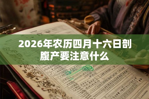 2026年农历四月十六日剖腹产要注意什么