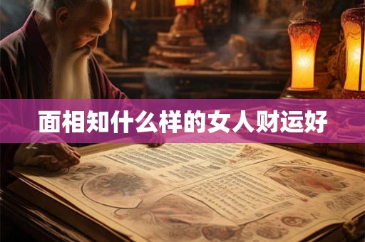 面相知什么样的女人财运好