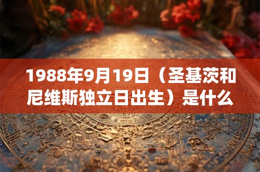 1988年9月19日（圣基茨和尼维斯独立日出生）是什么命_命运如何