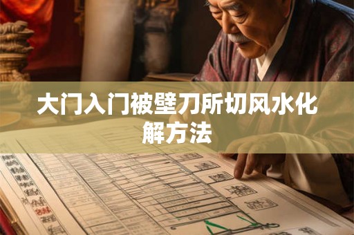 大门入门被壁刀所切风水化解方法 大门入门被壁刀所切风水化解方法