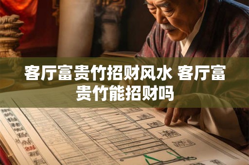 客厅富贵竹招财风水 客厅富贵竹能招财吗