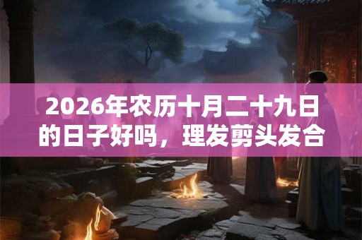 2026年农历十月二十九日的日子好吗，理发剪头发合适吗？