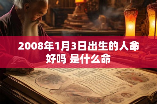 2008年1月3日出生的人命好吗 是什么命