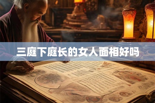三庭下庭长的女人面相好吗