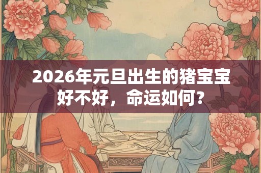 2026年元旦出生的猪宝宝好不好,命运如何? 2026年元旦出生的猪宝宝好不好,命运如何?