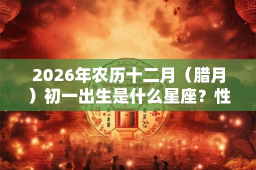 2026年农历十二月（腊月）初一出生是什么星座？性格如何？