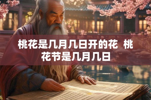 桃花是几月几日开的花  桃花节是几月几日