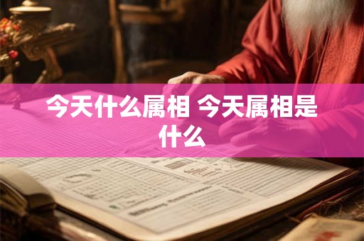 今天什么属相 今天属相是什么 今天什么属相 今天属相是什么