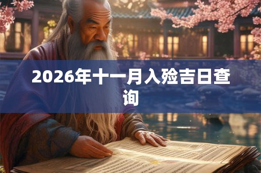 2026年十一月入殓吉日查询