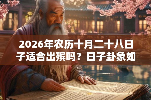 2026年农历十月二十八日子适合出殡吗？日子卦象如何？