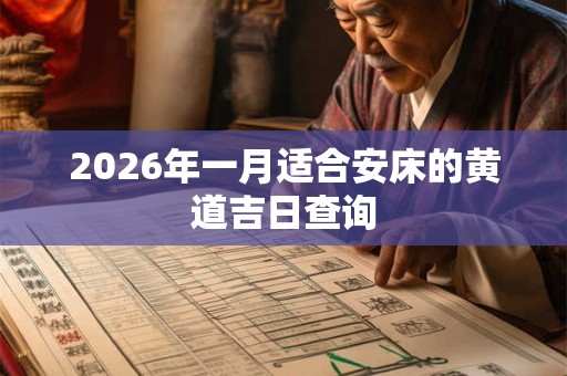 2026年一月适合安床的黄道吉日查询 2026年一月适合安床的黄道吉日查询