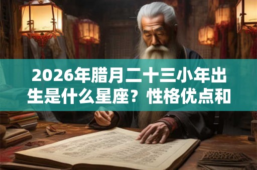 2026年腊月二十三小年出生是什么星座?性格优点和缺点? 2026年腊月二十三小年出生是什么星座?性格优点和缺点?