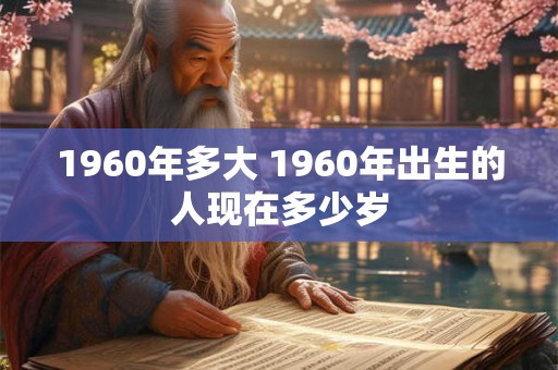 1960年多大 1960年出生的人现在多少岁 1960年多大 1960年出生的人现在多少岁