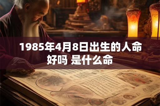 1985年4月8日出生的人命好吗 是什么命 1985年4月8日出生的人命好吗 是什么命