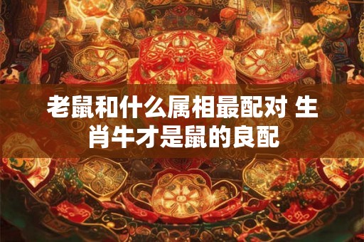 老鼠和什么属相最配对 生肖牛才是鼠的良配